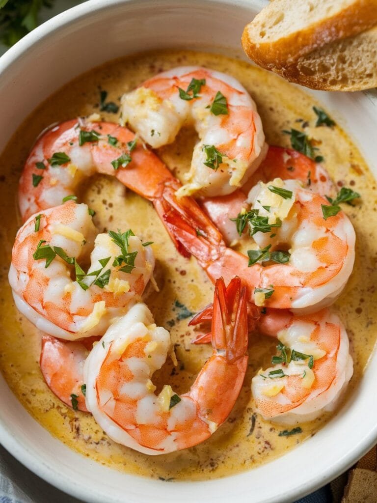 Easy Creamy Garlic Shrimp Recipe