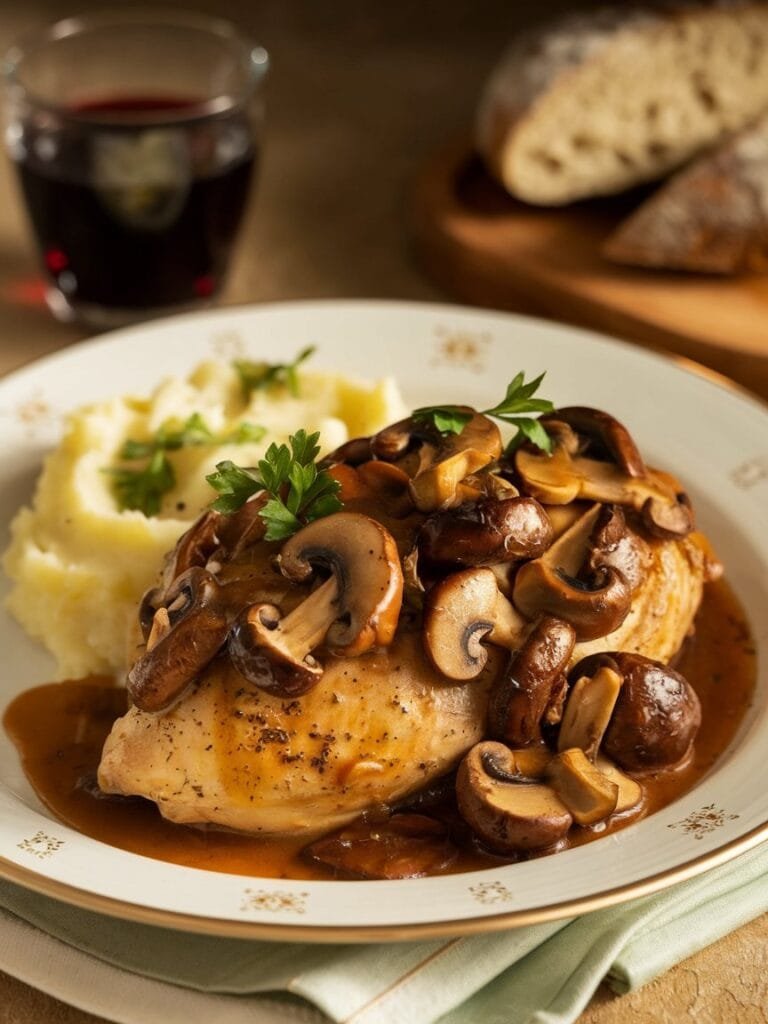 Slow Cooker Chicken Marsala Recipe