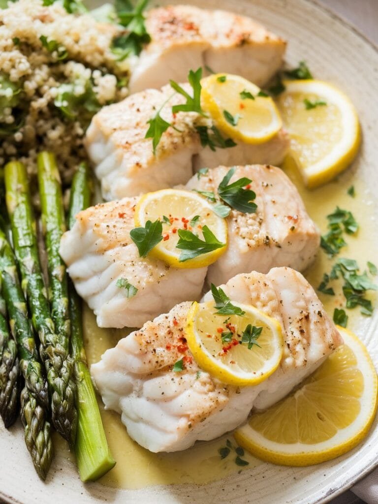 Lemon Butter Baked Cod Recipe