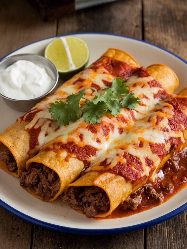 5 Ingredient Beef Enchiladas Recipe