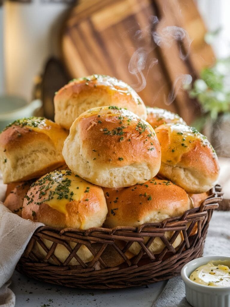 Garlic Butter Bread Rolls Recipe