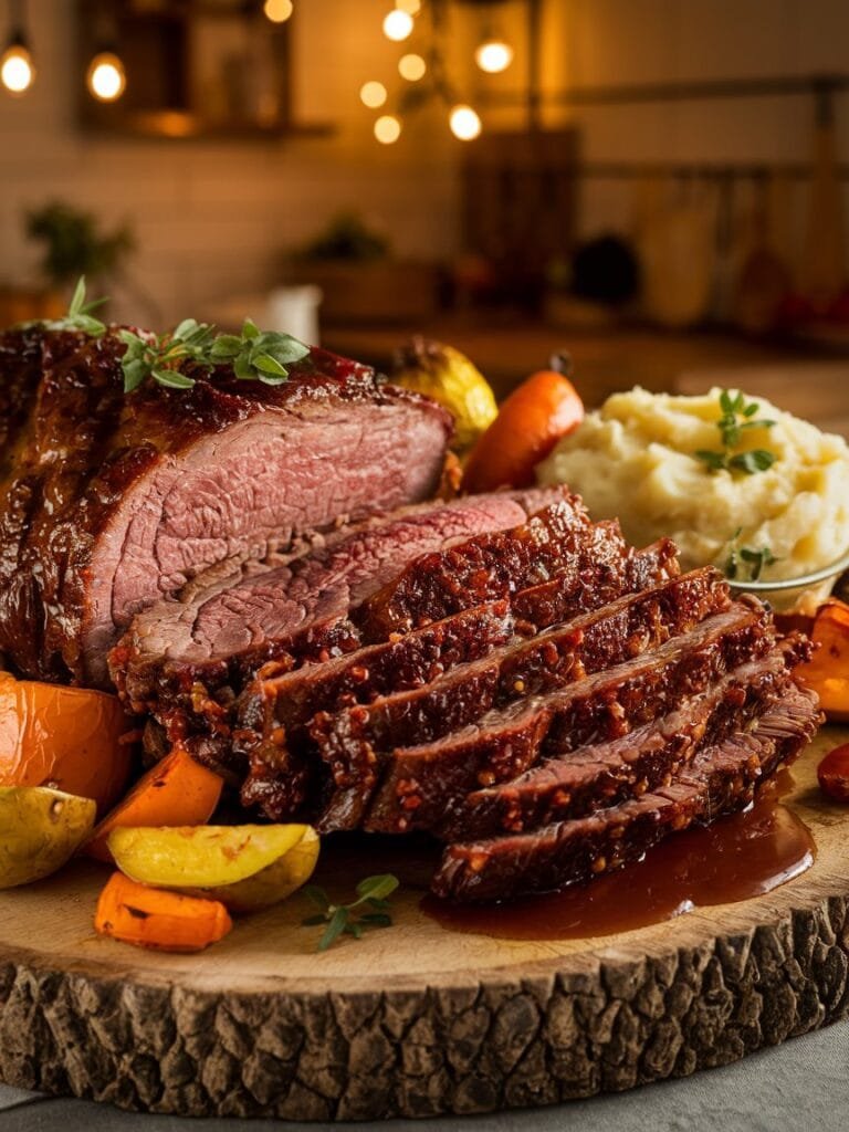 Slow-Cooked Caramelized Beef Brisket Recipe