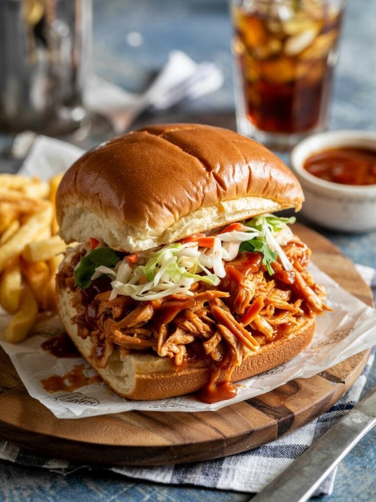 Slow Cooker Pulled BBQ Chicken Recipe