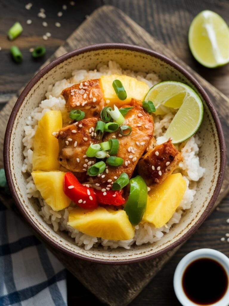 Sweet and Savory Pineapple Chicken and Rice Recipe