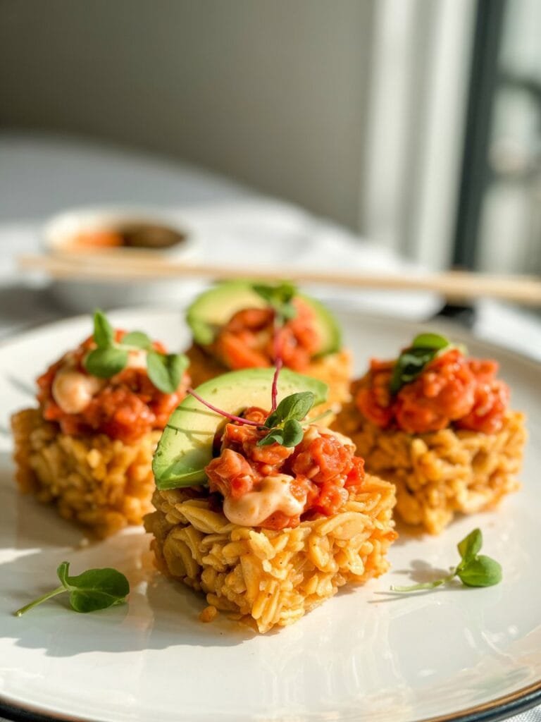 Spicy Tuna Rice Squares Recipe
