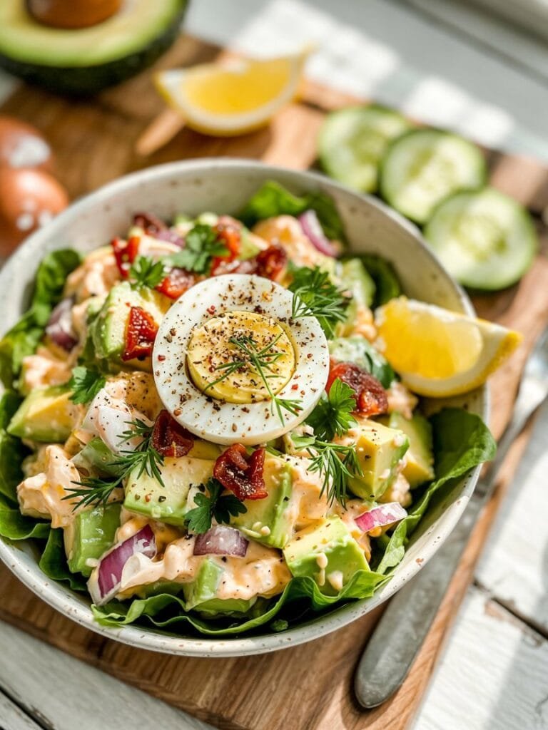Keto Avocado Egg Salad Recipe