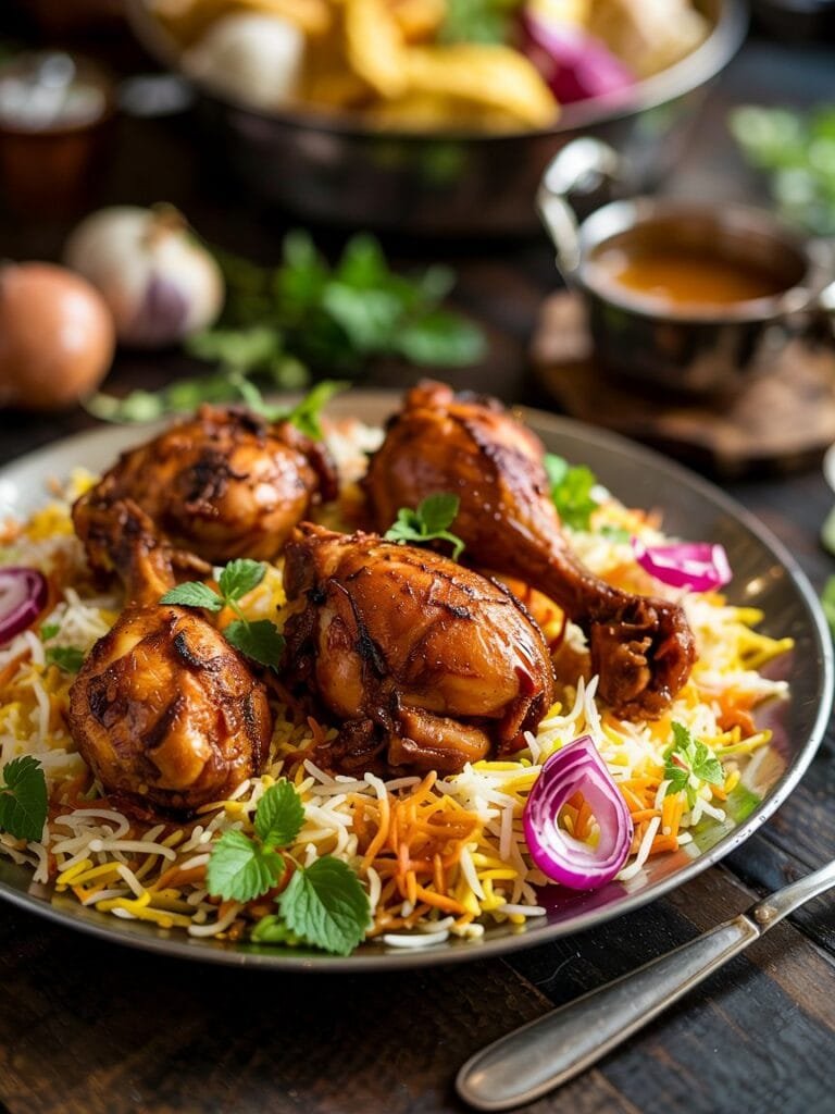 Hyderabad Chicken Biryani Recipe
