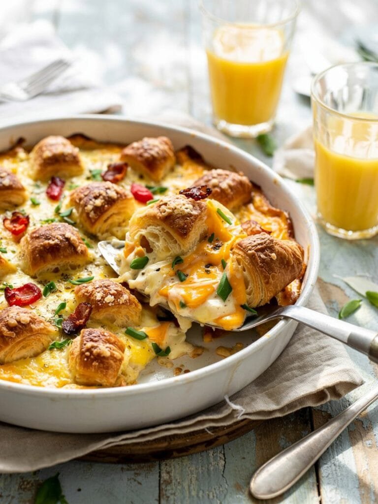 Croissant Breakfast Casserole Recipe