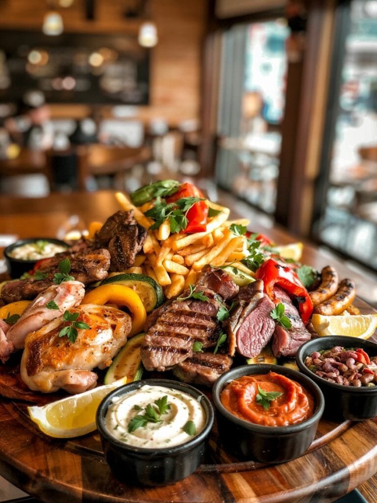 Mixed Grill Platter with Fries Recipe