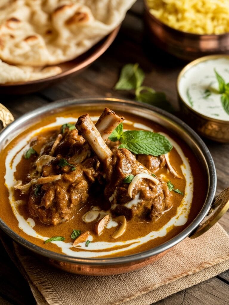 Lamb Kalya with Yogurt and Cream Recipe