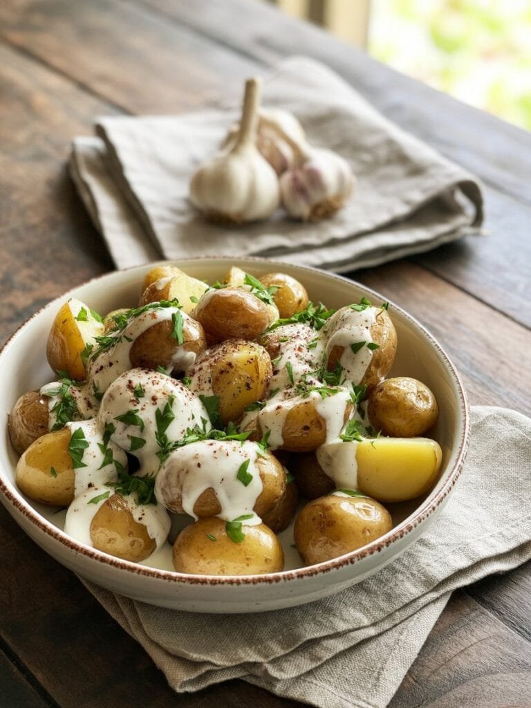 Creamy Baby Potatoes Recipe